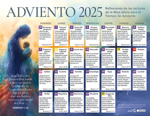 Daily Advent 2025 Calendar Spanish (Set of 50)