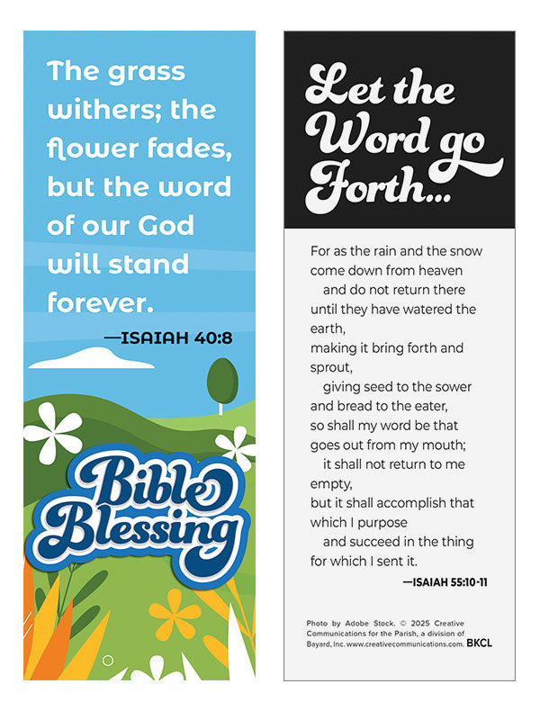 Bible Blessing Bookmark