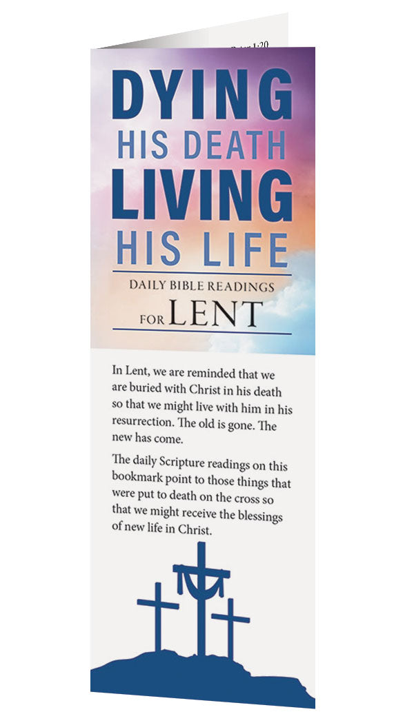 Biblical Bookmark for Lent