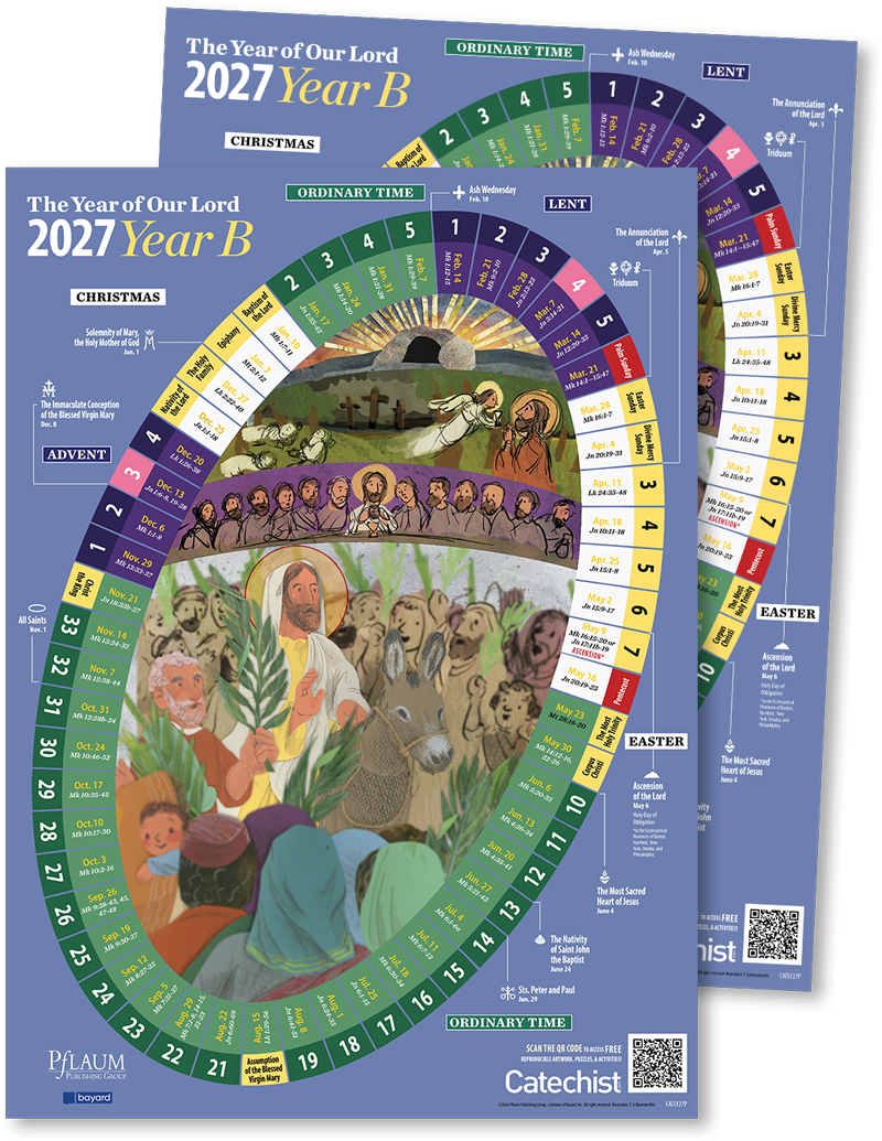 The Year of Our Lord Year B 2027 Bilingual Calendar
