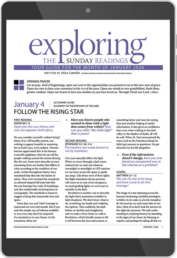 January 2026 Exploring the Sunday Readings Digital Edition