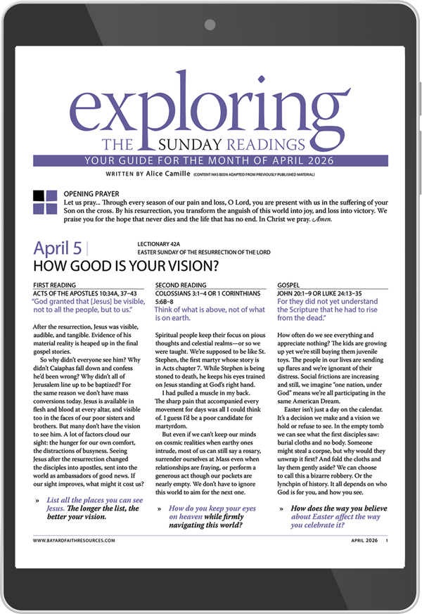 April 2026 Exploring the Sunday Readings Digital Edition