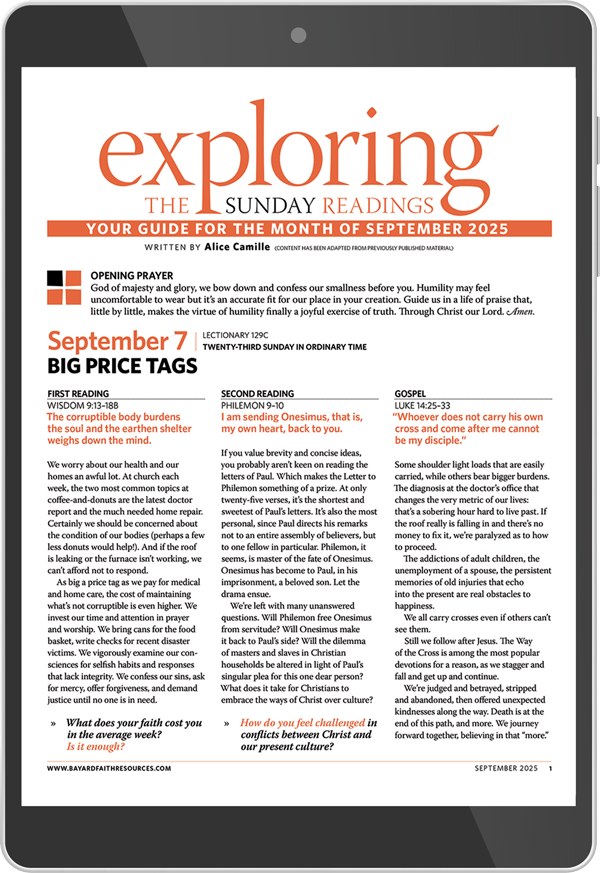 September 2025 Exploring the Sunday Readings Digital Edition