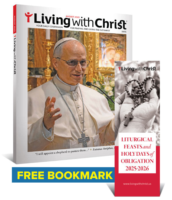 Living with Christ Subscription + Bookmark Special Offer $25.95 (1yr)