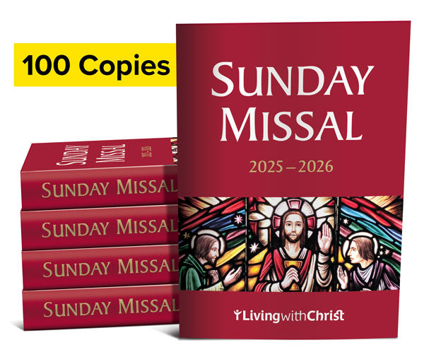 2025-2026 Living with Christ Sunday Missal Bundle of 100