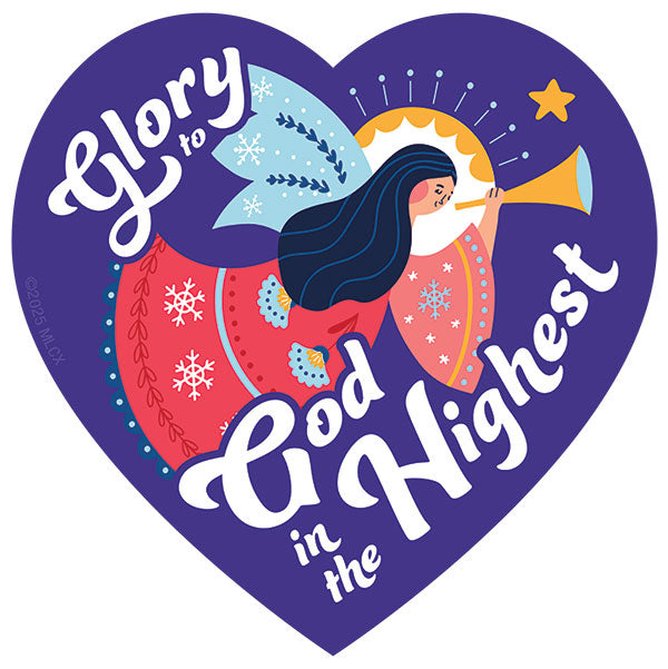 Glory to God in the Highest Christmas Magnet