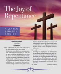 The Joy of Repentance: A Penance Service for Lent (Set of 50)