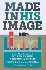 Made in His Image Father's Day Magnet