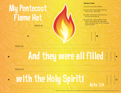 Handout: Pentecost Flames Hat