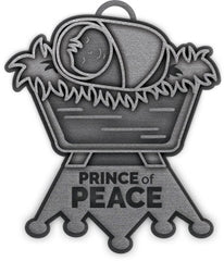 Metal Christmas Ornament: Prince of Peace