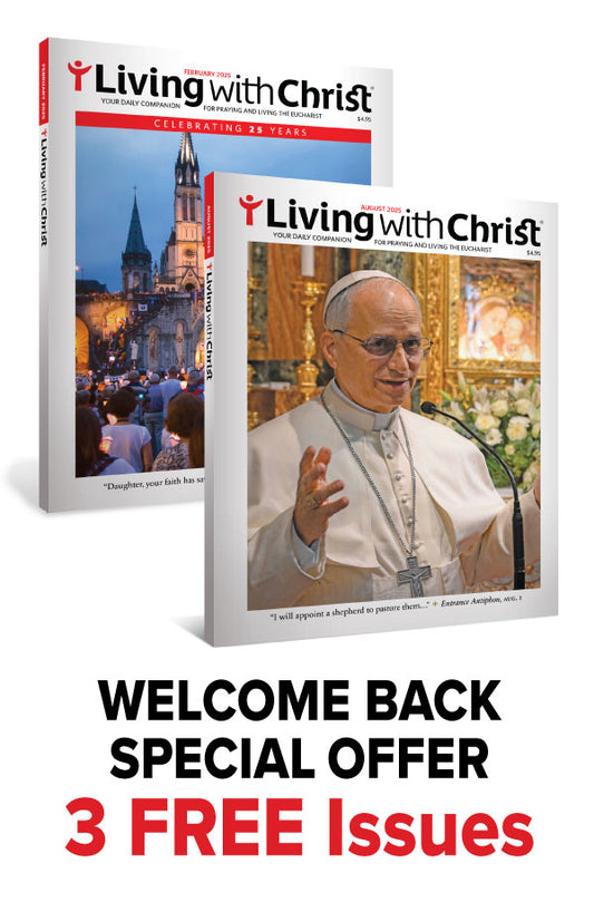 Living with Christ 1 Year Subscription (3 Free Issues)