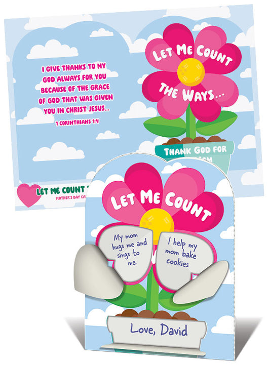 Let Me Count the Ways Mother's Day Activity Sheet