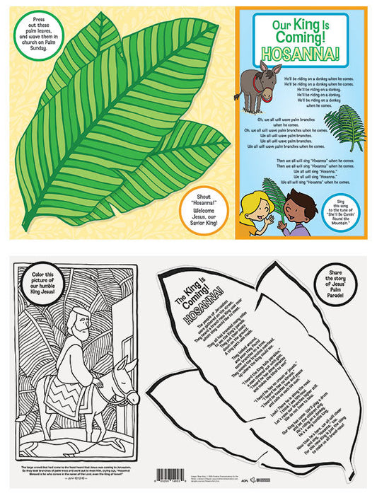 Palm Sunday Activity Sheet