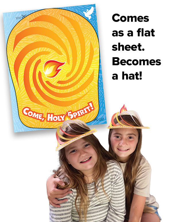 Come Holy Spirit! Flame Hat for Pentecost