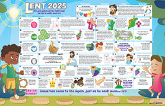 Daily Lent 2025 Calendar for Kids