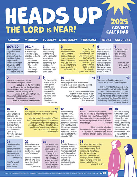 Daily Advent 2025 Calendar for Teens and Young Adults (Set of 25)