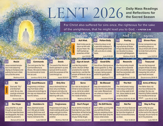 Daily Lent 2026 Catholic Calendar