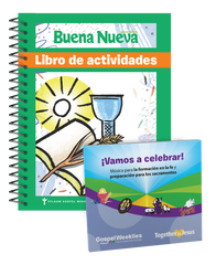 Good News Activity Book + 2 CD Set (Spanish) — Grades 2 to 3 — Pflaum Gospel Weeklies