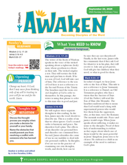 Awaken–Becoming Disciples of the Word (Quarterly 2024-25 Edition-Unit 1)