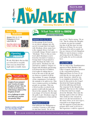 Awaken–Becoming Disciples of the Word (Quarterly 2024-25 Edition-Unit 4)