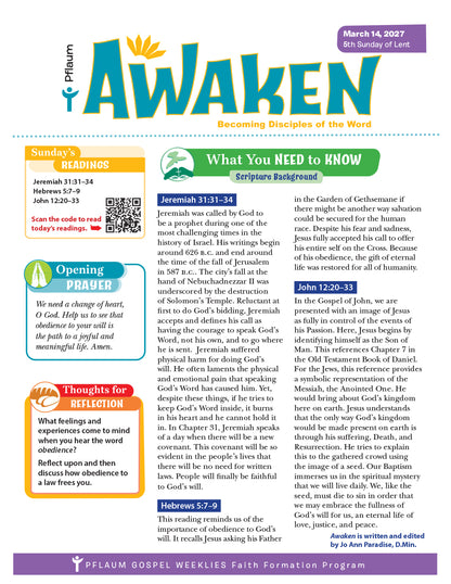 Awaken Becoming Disciples of the Word (Quarterly 2026-27 Edition-Unit 4)