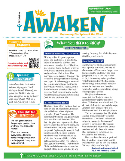 Awaken Becoming Disciples of the Word (Quarterly 2026-27 Edition-Unit 2)