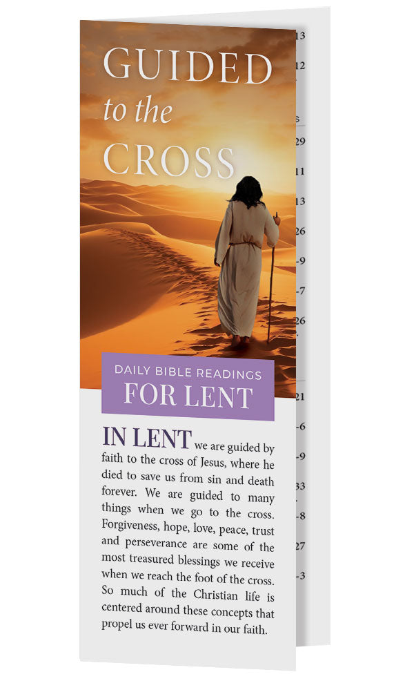 Biblical Bookmark for Lent (Set of 50)