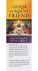 Savior, Servant, Friend Biblical Bookmark for Lent