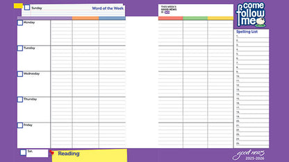 Planner Templates for Interactive Boards