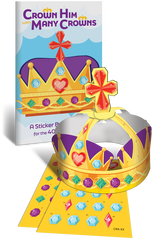 Crown Him with Many Crowns: A Sticker Book Activity for the 40 Days of Lent