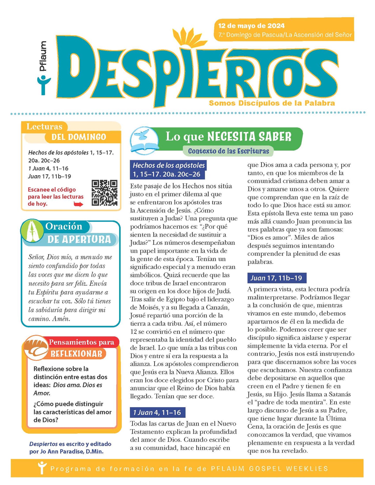 Despiertos – Somos Discípulos de la Palabra (Verano 2023-24 Edición Digital)