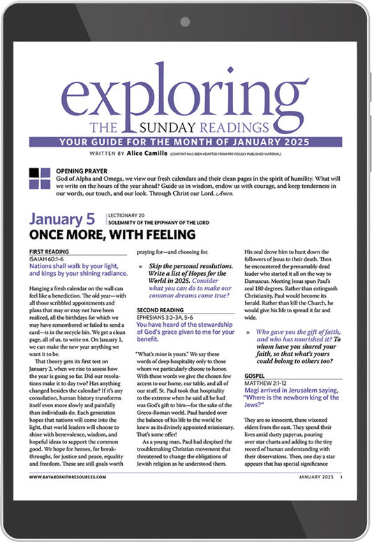 January 2025 Exploring the Sunday Readings Digital Edition