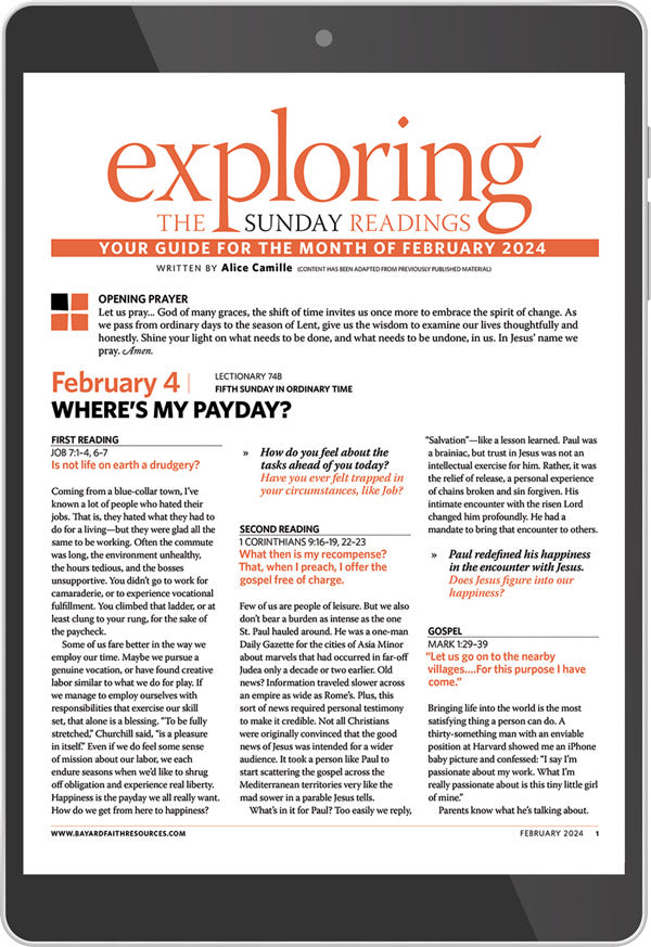 February 2024 Exploring the Sunday Readings Digital Edition