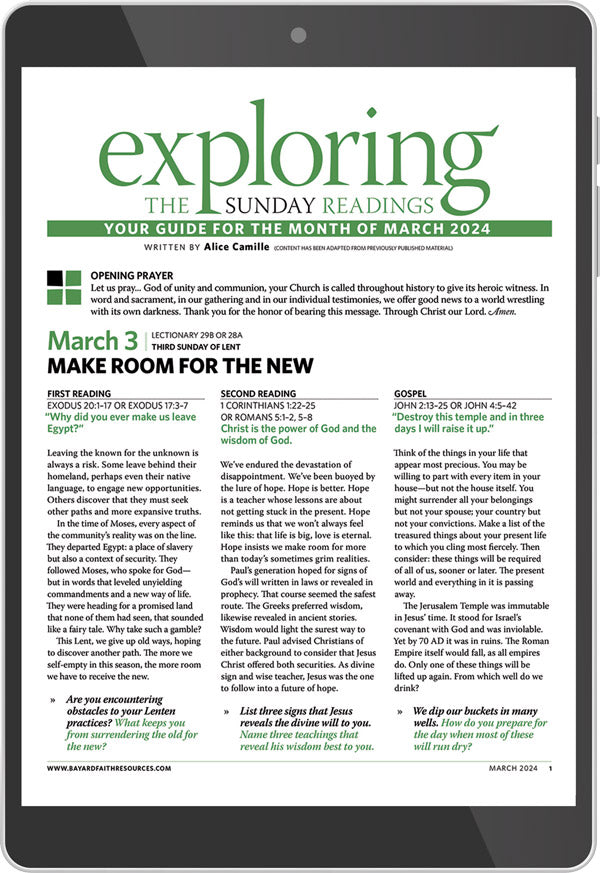 March 2024 Exploring the Sunday Readings Digital Edition