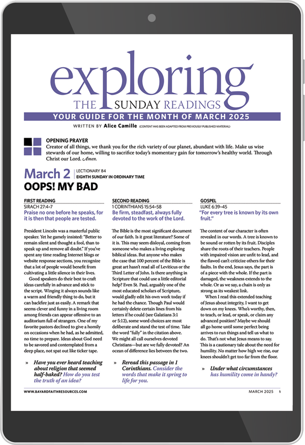 March 2025 Exploring the Sunday Readings Digital Edition