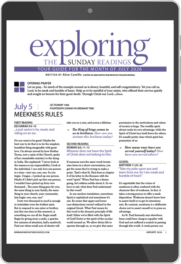July 2026 Exploring the Sunday Readings Digital Edition