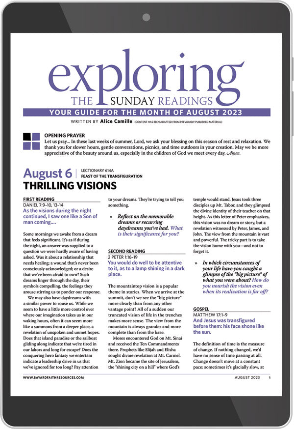 August 2023 Exploring the Sunday Readings Digital Edition