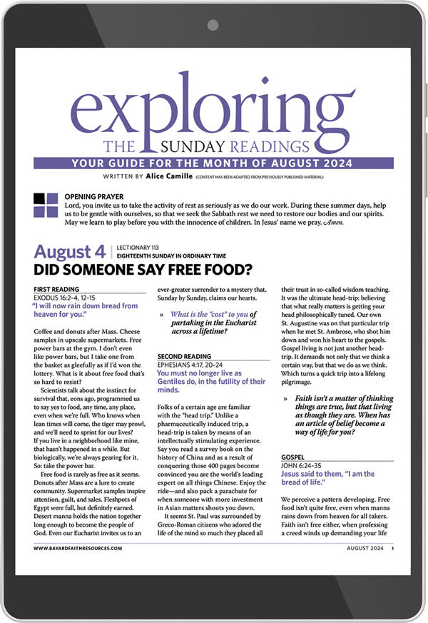 August 2024 Exploring the Sunday Readings Digital Edition