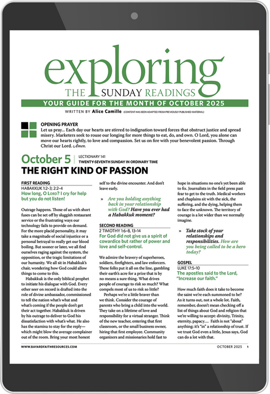 October 2025 Exploring the Sunday Readings Digital Edition