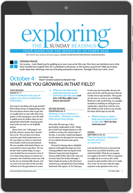 October 2026 Exploring the Sunday Readings Digital Edition