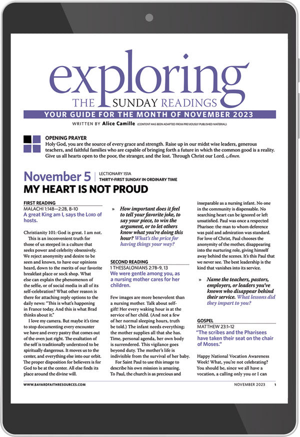 November 2023 Exploring the Sunday Readings Digital Edition