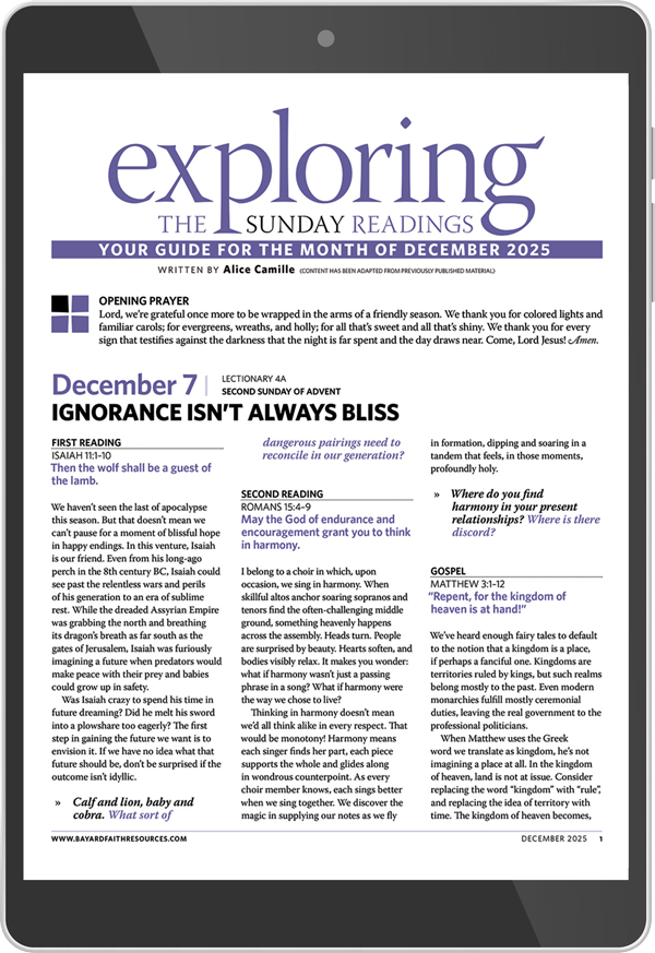 December 2025 Exploring the Sunday Readings Digital Edition – Bayard ...
