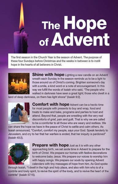 Advent Insert | Bayard Faith Resources