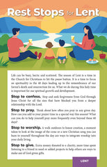 Rest Stops for Lent Bulletin Insert