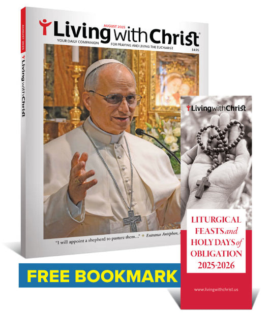 Living with Christ Subscription + Bookmark Special Offer $25.95 (1yr)