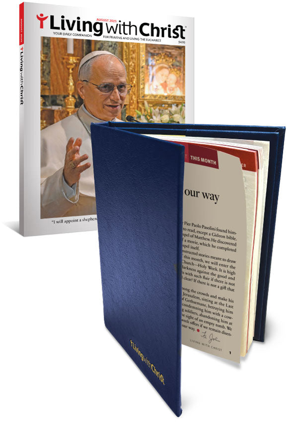 Living with Christ Premium Cover (Blue)