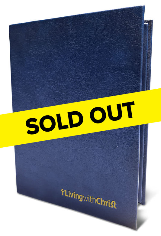 Living with Christ Premium Cover (Blue)