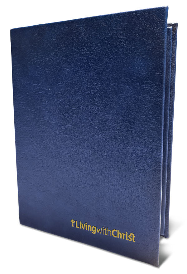 Living with Christ Premium Cover (Blue)