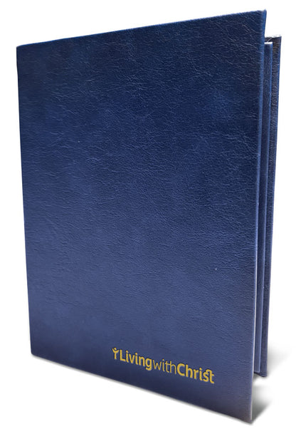 Living with Christ Premium Cover (Blue)