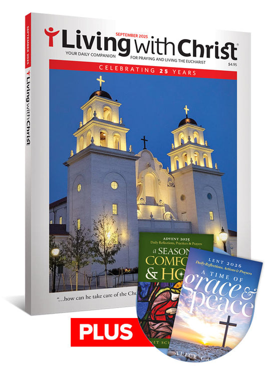 Living with Christ Plus Edition (Advent + Lent Booklets) + Vinyl Cover Special Offer $30.95 (1yr)